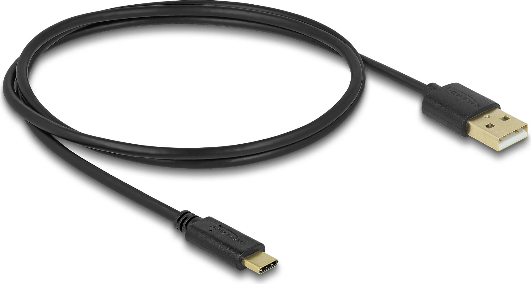 Switch USB-C DeLOCK 2-në-1 bidireksional, USB 3.2 Gen 2, 10 Gbps, 8K, USB PD 100W, i zi