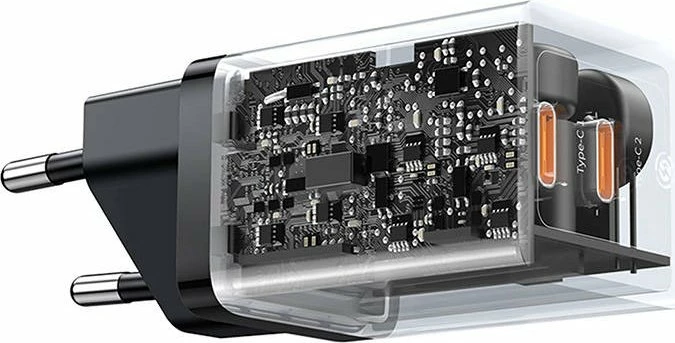 Karikues Baseus GaN5 CCGP180101 40W, 2x USB-C, 3A, i zi