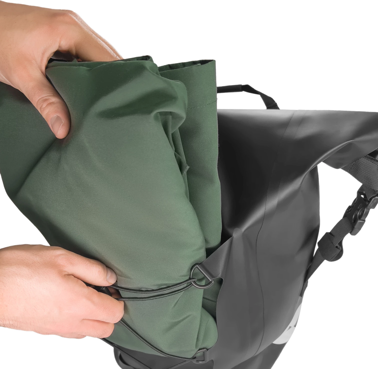 Çantë bagazhi për biçikletë Wozinsky WBB24BK, 25L, e zezë