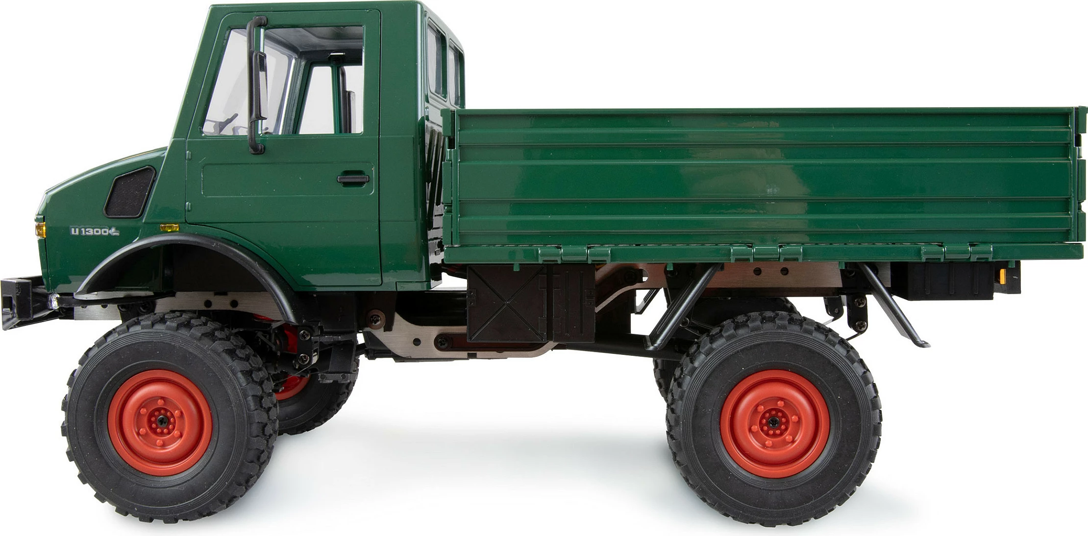 Kamion RC AMEWI Unimog 1:12, 4WD, 2.4GHz, bateri Li-Ion 1200mAh, i gjelbër