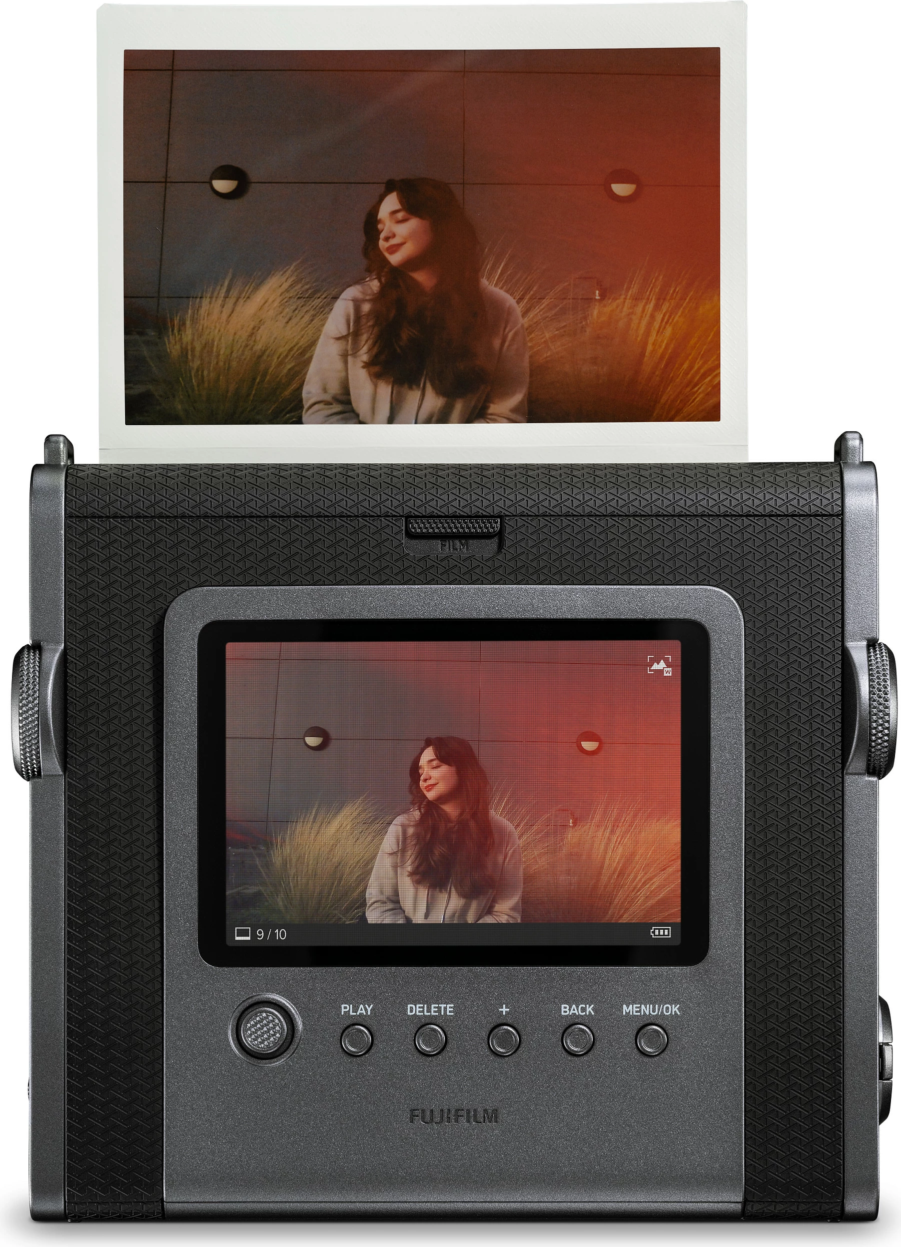 Kamerë instant hibride Fujifilm instax WIDE Evo, Bluetooth 5.1, bateri Li-Ion, e zezë