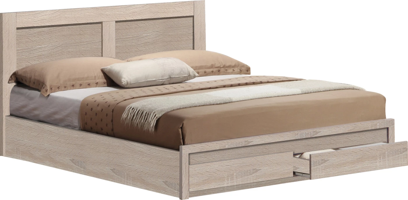 Krevat Capri FH312.02 me 2 sirtarë sonoma 150x200