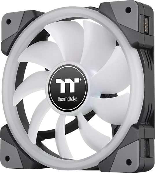 Ventilator kasë Thermaltake SWAFAN EX12 RGB TT Premium Edition, 12 cm, 2000 RPM, 3 copë, e zezë