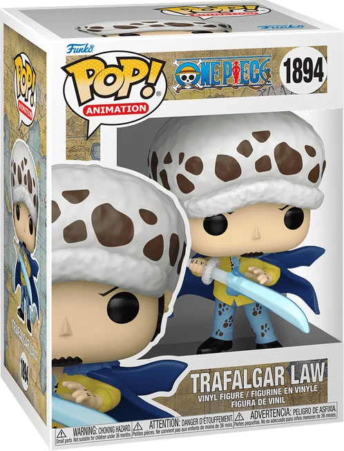 Figurinë koleksionuese Funko POP! Animation One Piece - Law w/ Blue Anesthesia