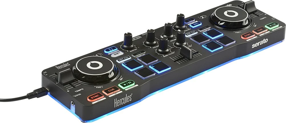 Set DJ Hercules DJStarter Kit, DJControl Starlight, DJMonitor 32, HDP DJ M40.2, 4GB RAM, USB, e zezë