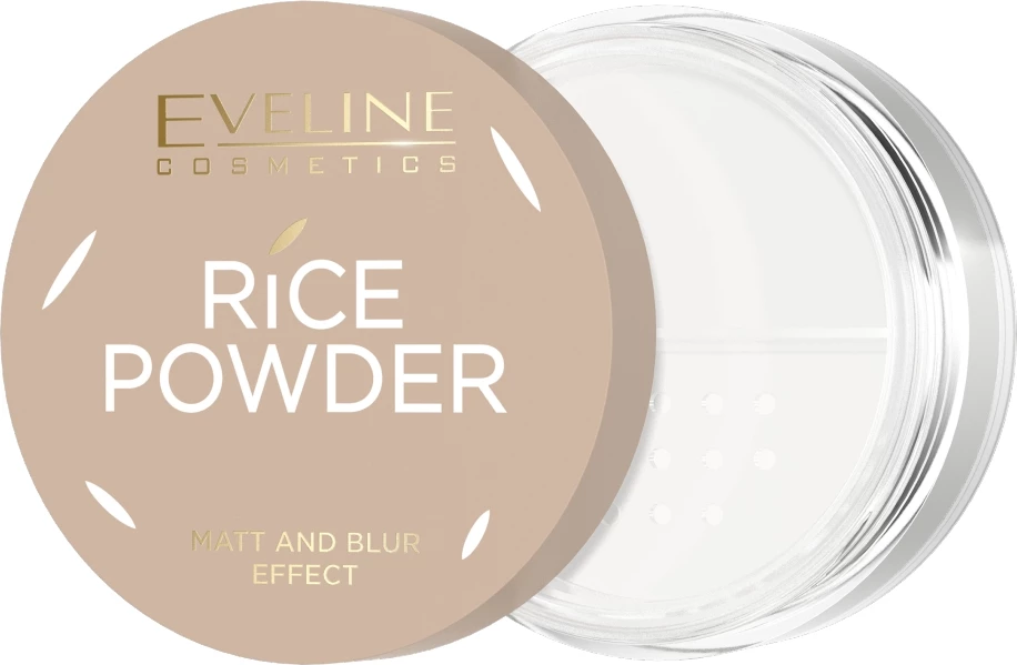 Puder transparent Eveline Cosmetics Rice Powder për femra, 10g