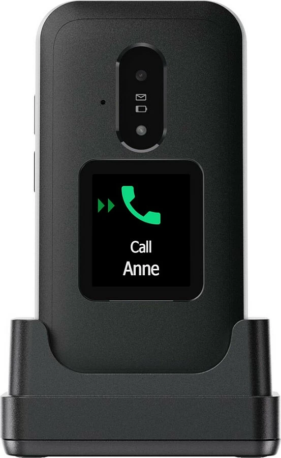 Celular Doro Leva E30 LTE, flip, 2.8", me dock, USB-C, i zi