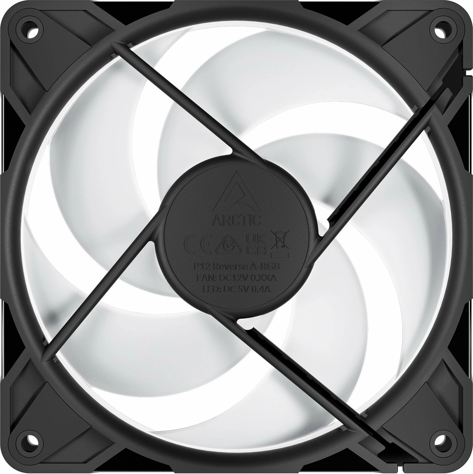 Ventilator kasë PC Arctic P12 Pro Reverse A-RGB 120mm 3-pack, ACFAN00333A, i zi