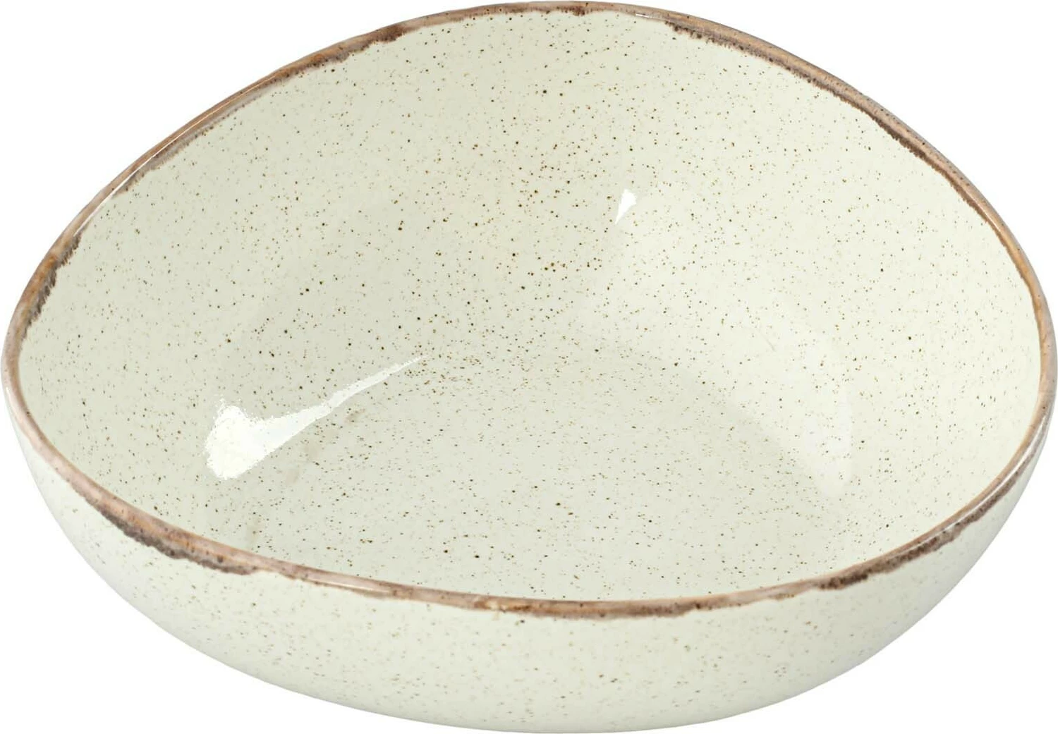 Tas trekëndor Porland Seasons Sand 400 ml 140 mm porcelan, krem, set 6 copë