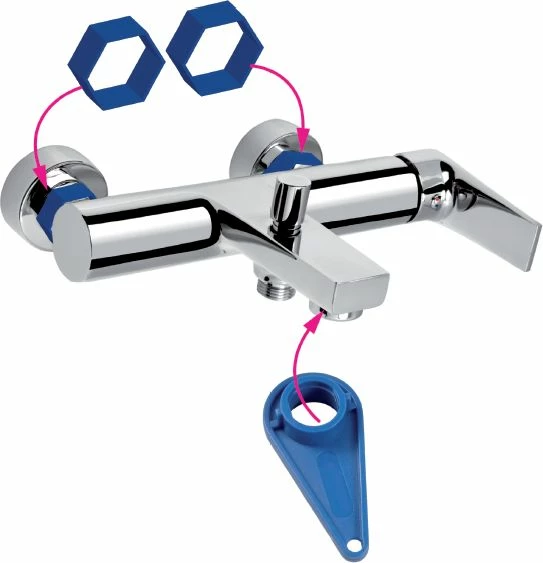 Çelës aeratori Deante ABA_000X M24/28 me mbrojtëse për arra, set