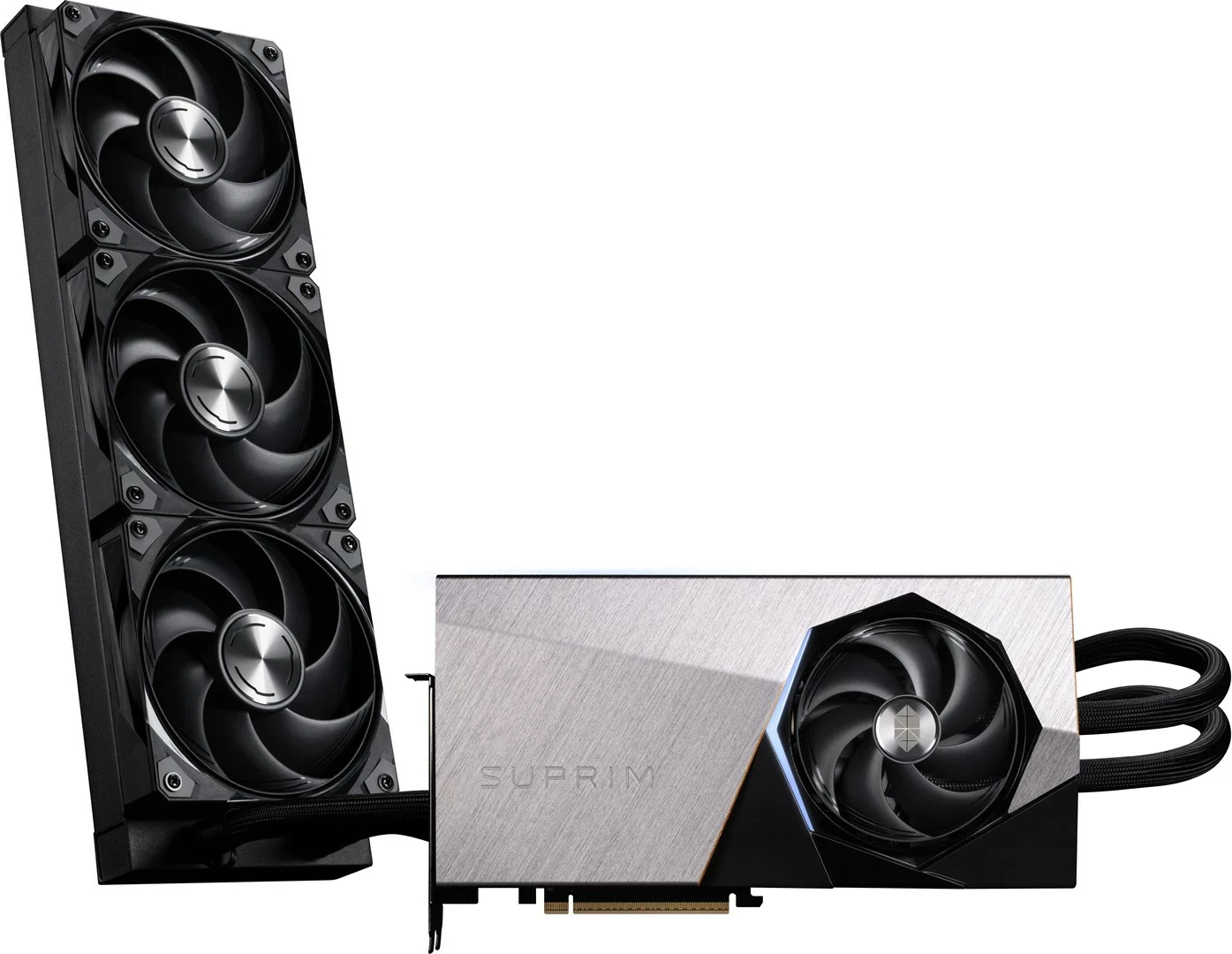 Kartelë grafike MSI SUPRIM GEFORCE RTX 5090 LIQUID SOC, 32 GB, e zezë