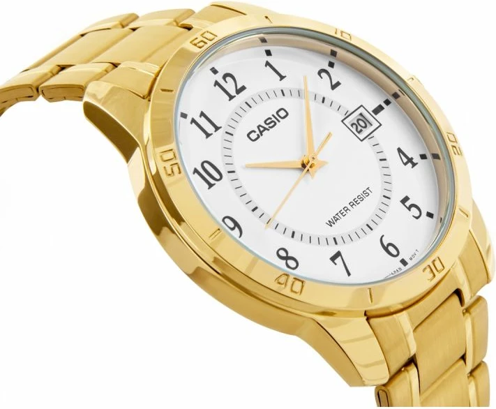 Orë dore për meshkuj CASIO, të arta