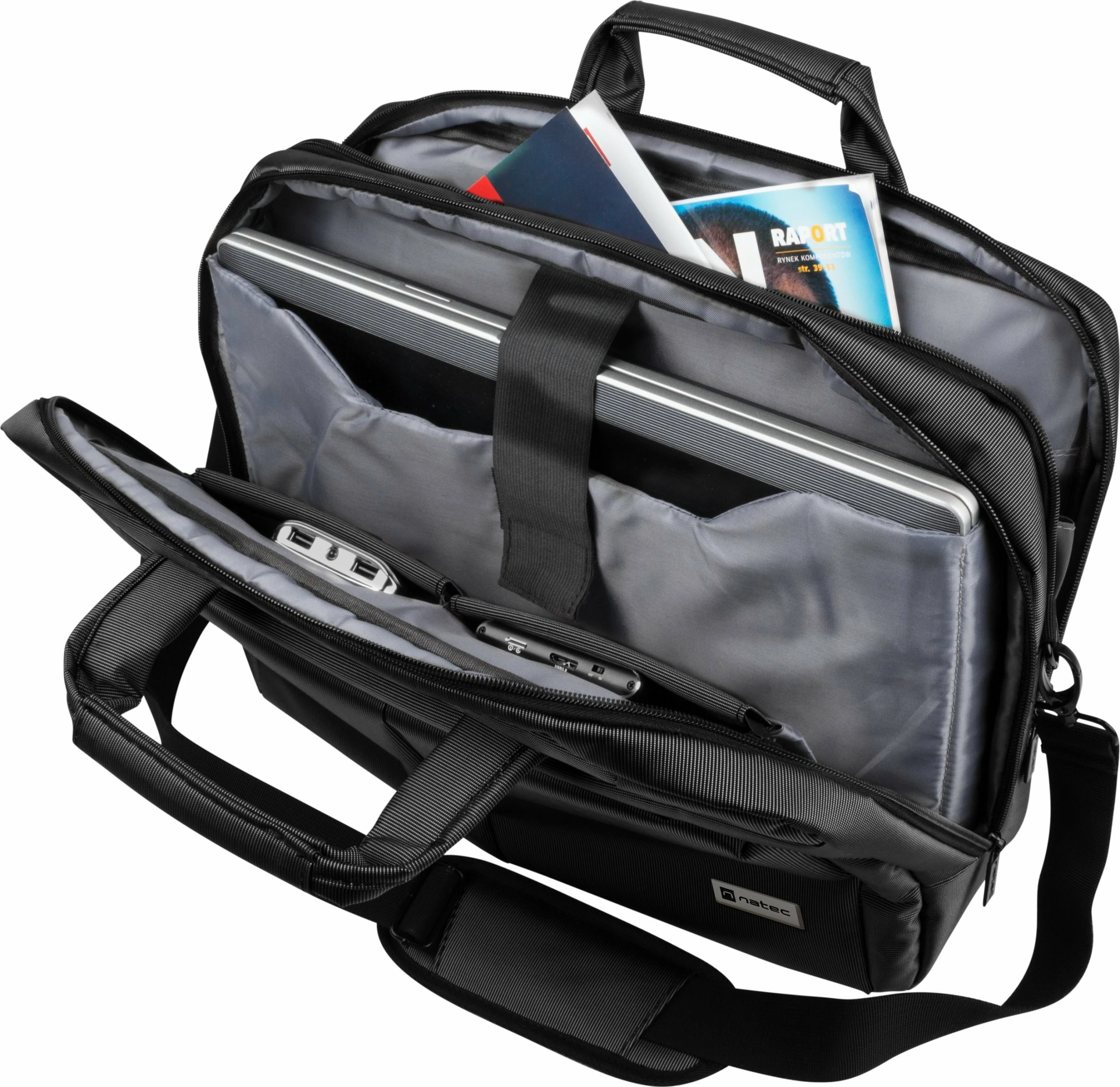 Çantë laptopi Natec Gazelle 16\" (NTO-0809), e zezë