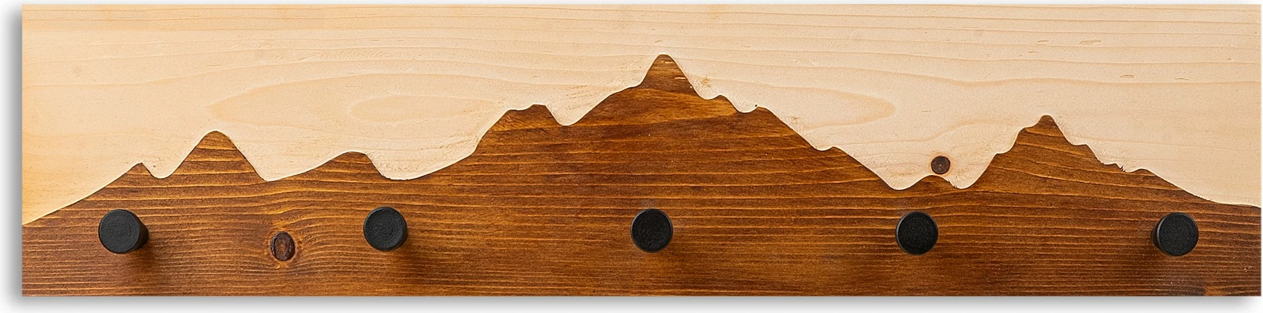 Varëse muri prej druri Wallity, Mountain 4, ngjyrë arre/natyrale