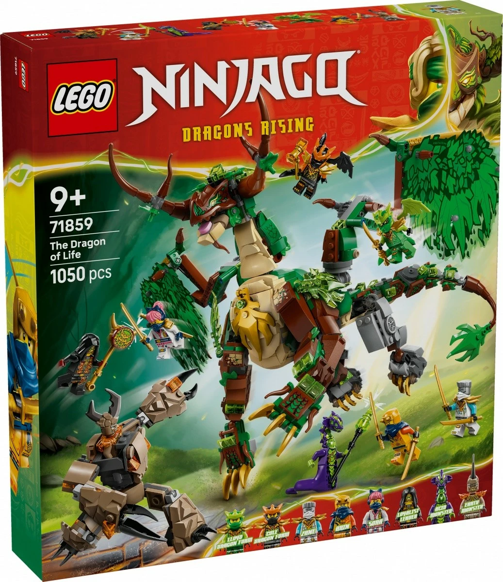 Set ndërtimi, LEGO NINJAGO 71859 Dragon of Life, 1050 pjesë, 9+