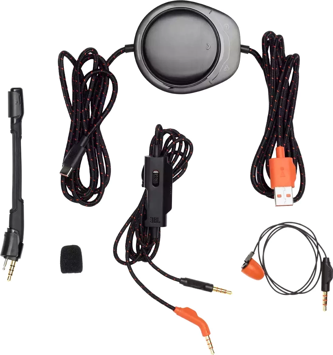 Kufje gaming JBL Quantum ONE, USB me kabllo, over-ear me mikrofon, QuantumSPHERE 360 me head tracking, të zeza