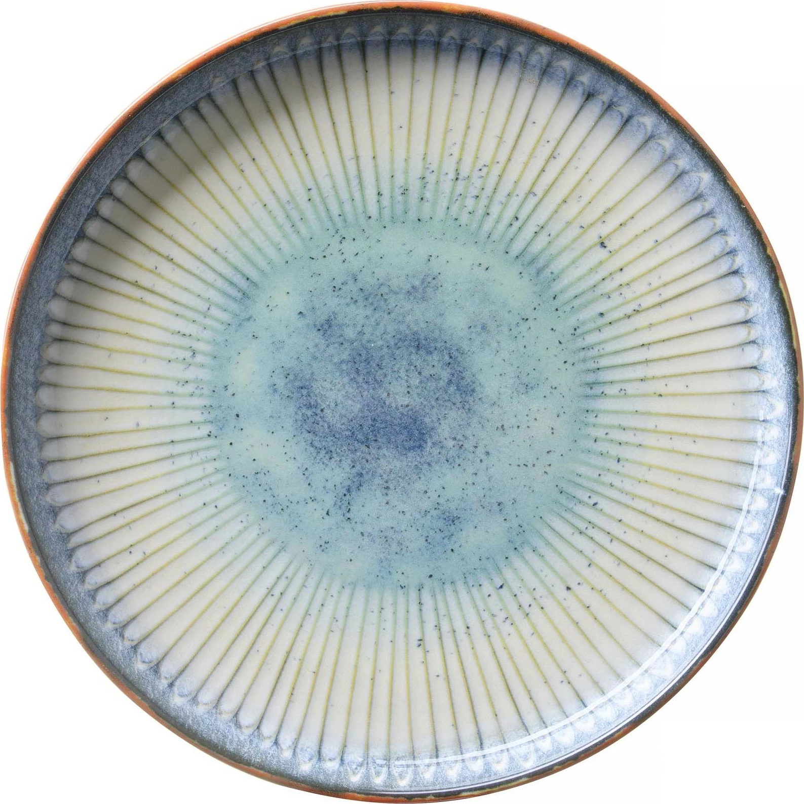 Pjatë me skaj të lartë Fine Dine Galaxy Ø210 mm, blu, set 6 copë