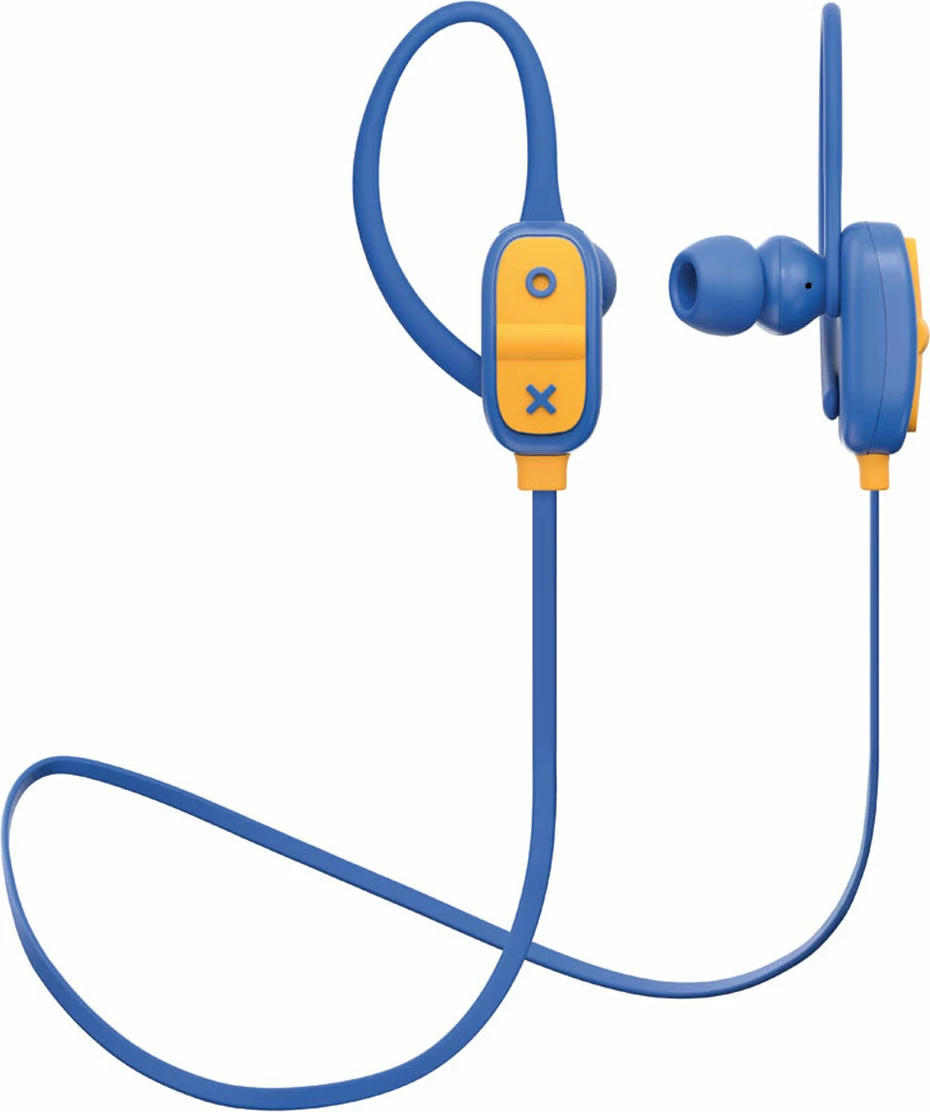 Kufje Jam Audio Live Large Bluetooth in-ear, IPX4, 7 orë bateri, blu/verdhe