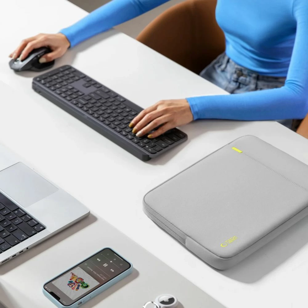 Mbështjellës laptopi Tech-Protect Defender 13-14", Gri