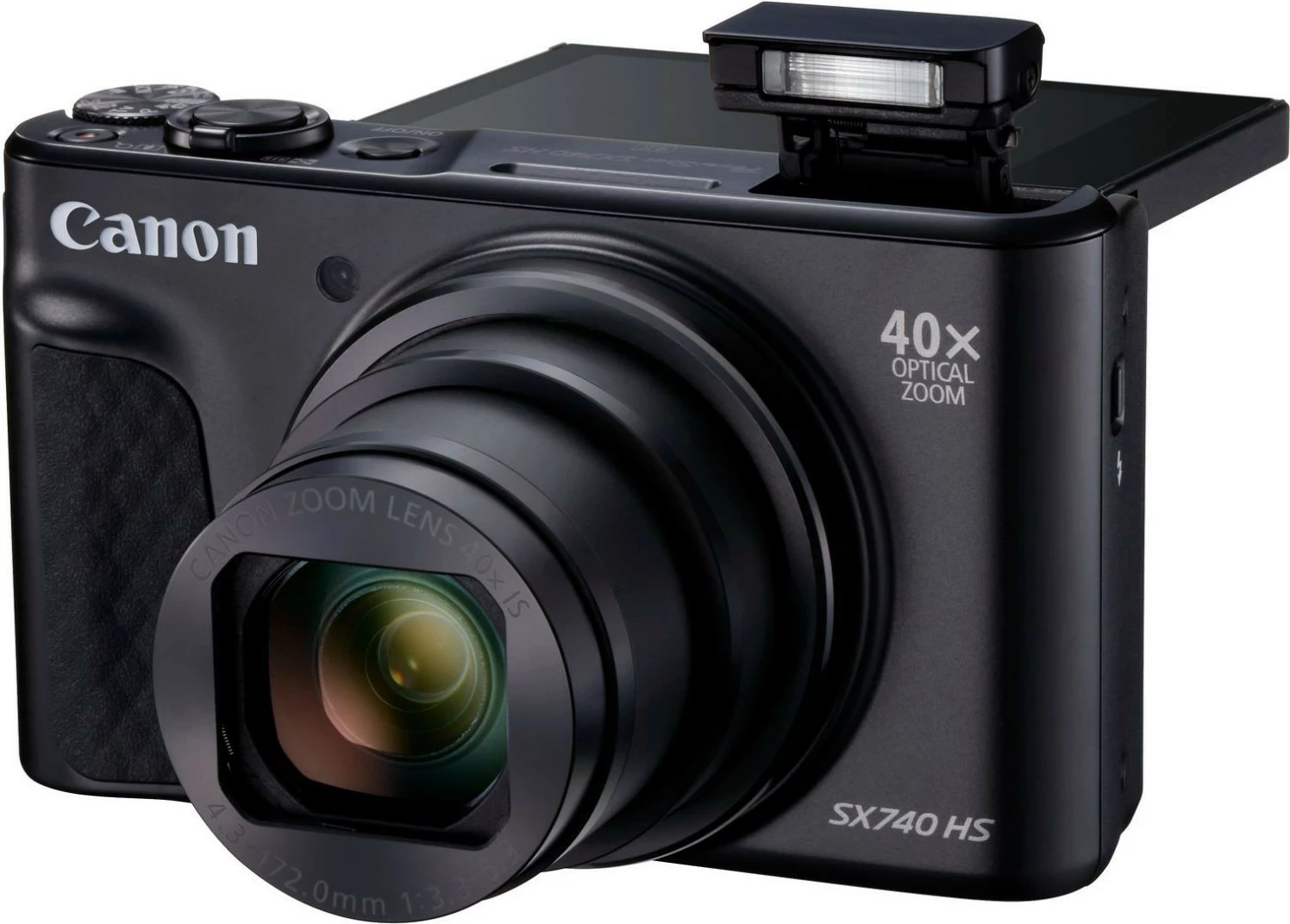 Aparat Canon PowerShot SX740 HS, 20.3MP, 40x zoom optik, 4K, Wi-Fi, i zi