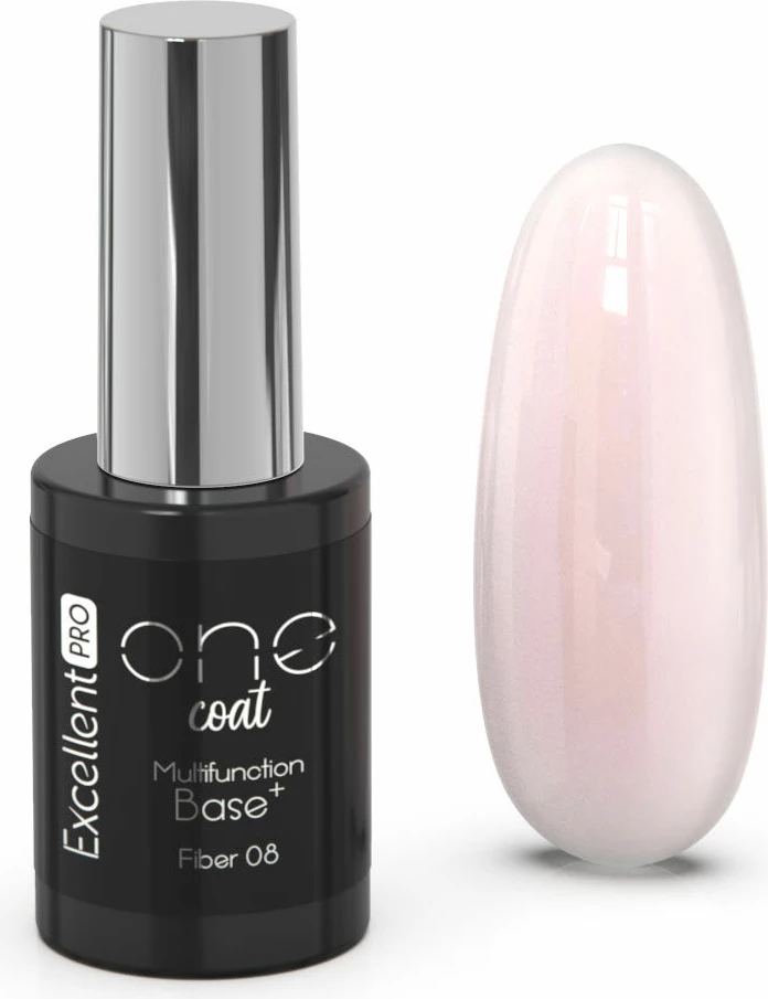 Bazë për thonj për femra Excellent PRO One Coat Multifunction Fiber Base Dark Lady, 11g
