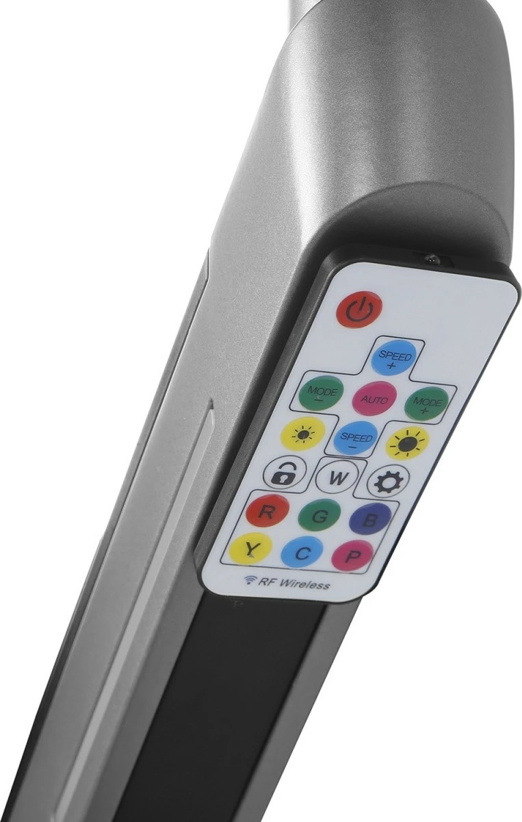 Mbajtës gaming për monitor Maclean NanoRS RS165, me LED RGB, i zi