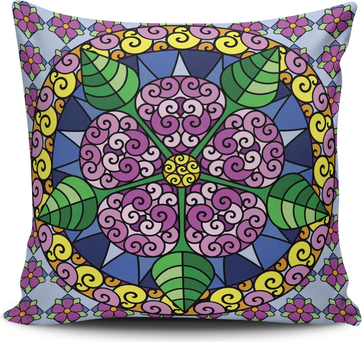 Jastëk dekorativ Aberto Design, MANDALA-15, pa mbushje