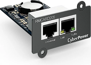 Kartë menaxhimi rrjeti CyberPower RMCARD205, Fast Ethernet 10/100, 2x RJ-45, zezë/kaltër