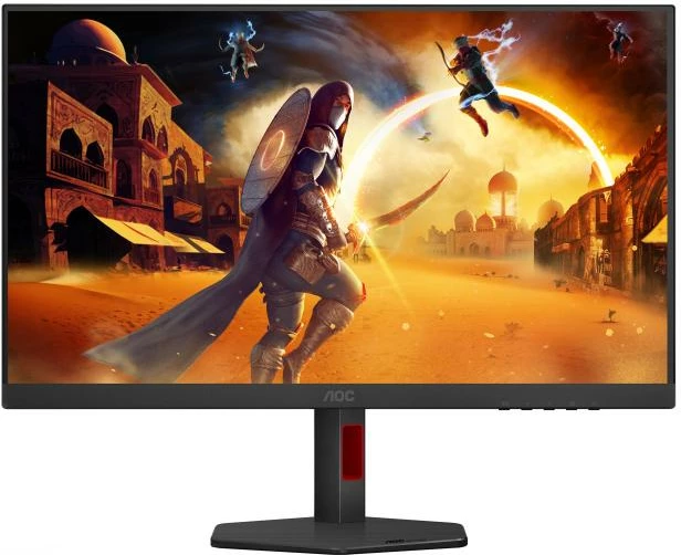 Monitor gaming AOC U27G4R 27" UHD 160Hz / FHD 320Hz IPS 1ms HDR400, e zezë/e kuqe