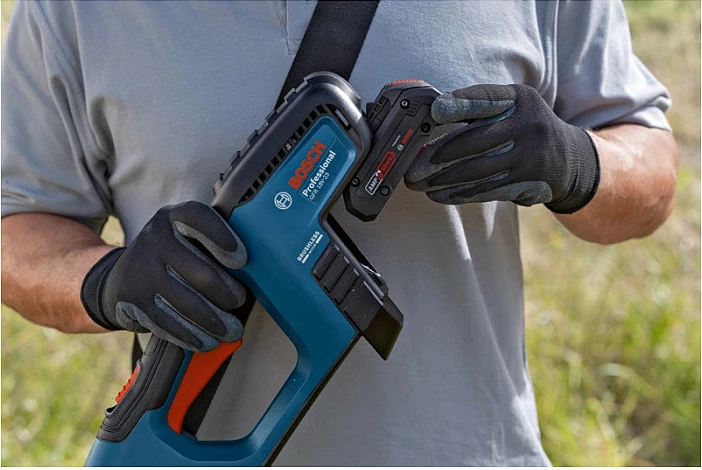 Trimer bari Bosch Professional GFR 18V-23, 18V, 33 cm, pa kabllo, zi/kaltër/kuqe