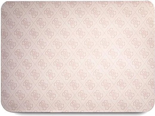 Mbështjellës laptopi Guess 4G Uptown Triangle, deri 14", Rozë