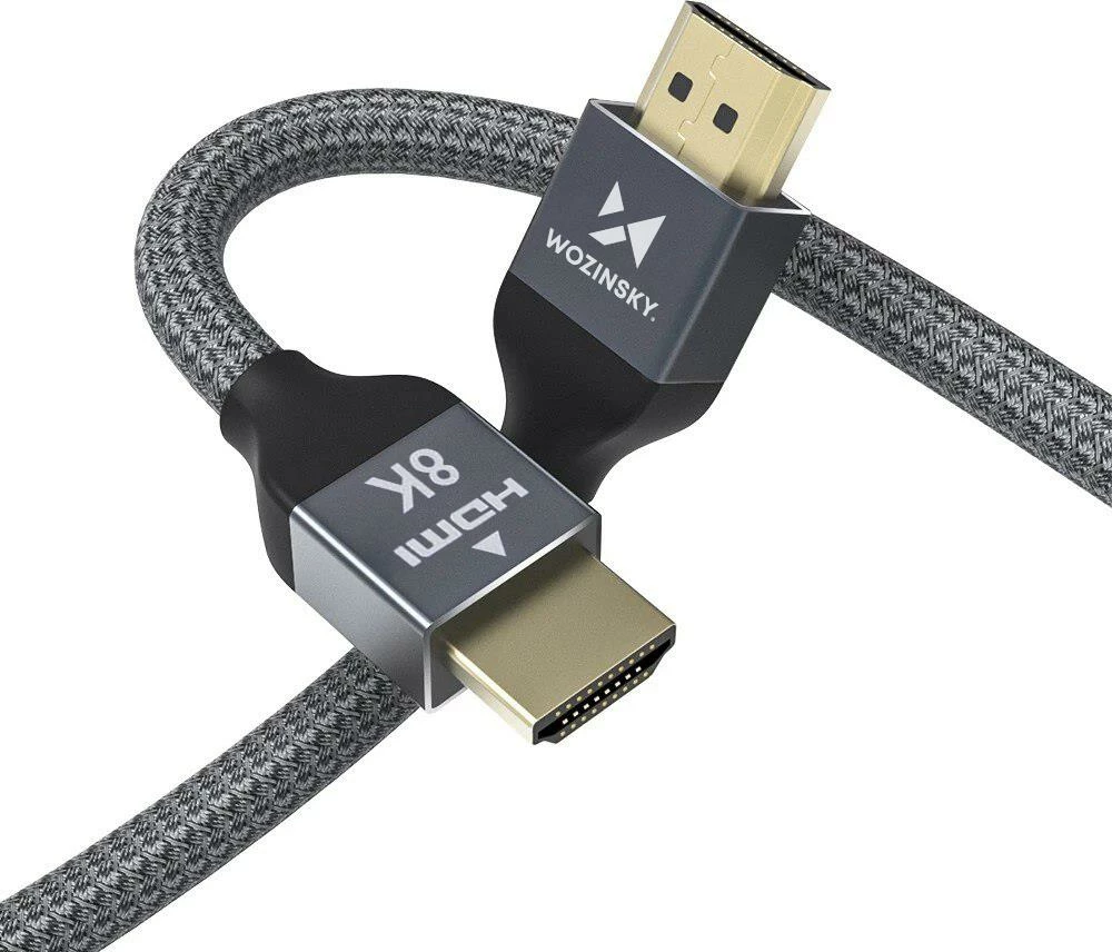 Kabllo HDMI Wozinsky WHDMI-20, 2m, 8K, 48Gbps, argjendtë