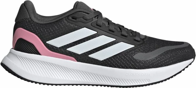 Atlete fëmijësh adidas Runfalcon 5 JQ8668, të zeza
