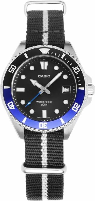 Orë dore për meshkuj Casio, e zezë