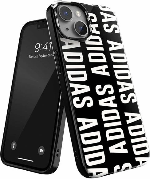 Mbështjellës Adidas OR Snap Case Logo për iPhone 14, 6.1", i zi