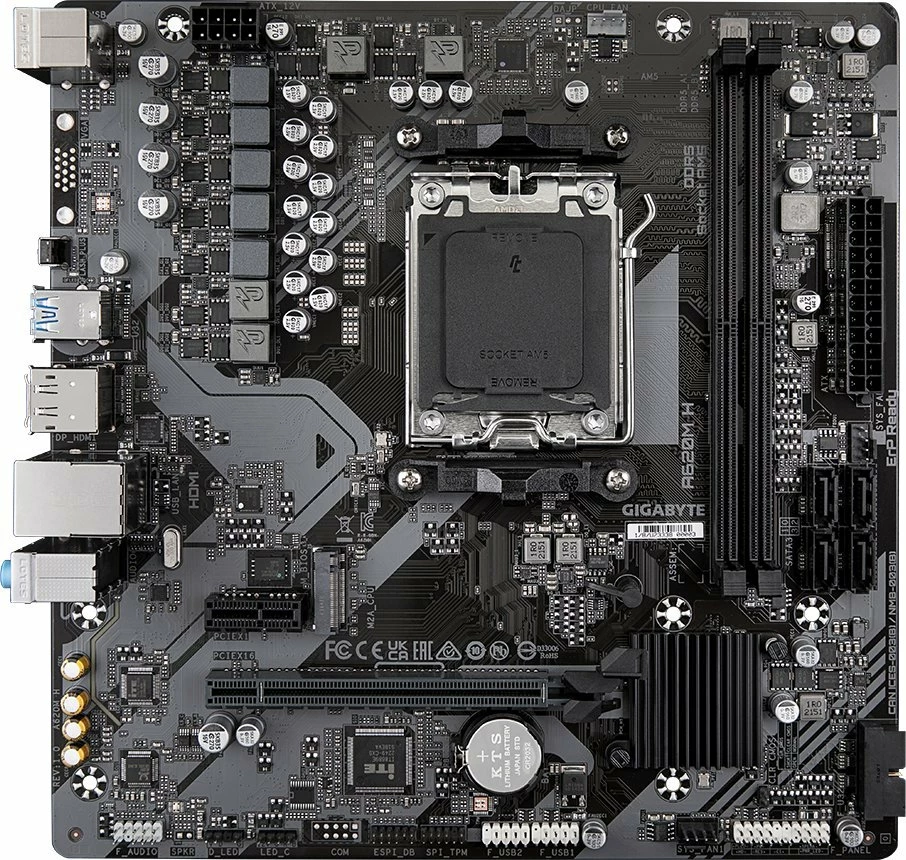 Pllakë amë Gigabyte A620M H Micro ATX DDR5
