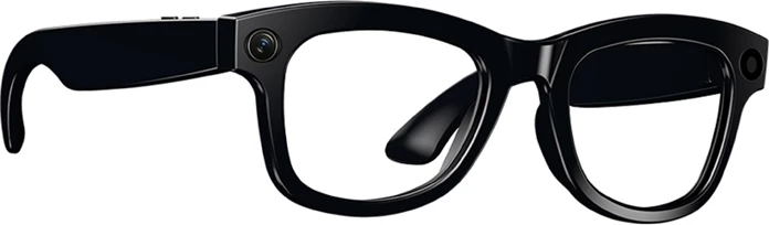 Syze smart AI Zeblaze Eyewear-Clear 32GB, lente transparente, kornizë e zezë