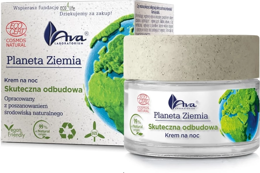 Krem nate për femra Ava Laboratorium Earth Planet, 50ml