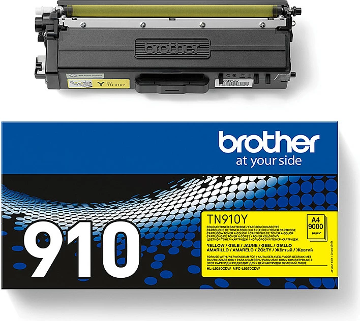 Toner Brother TN-910Y, 9000 faqe, e verdhë