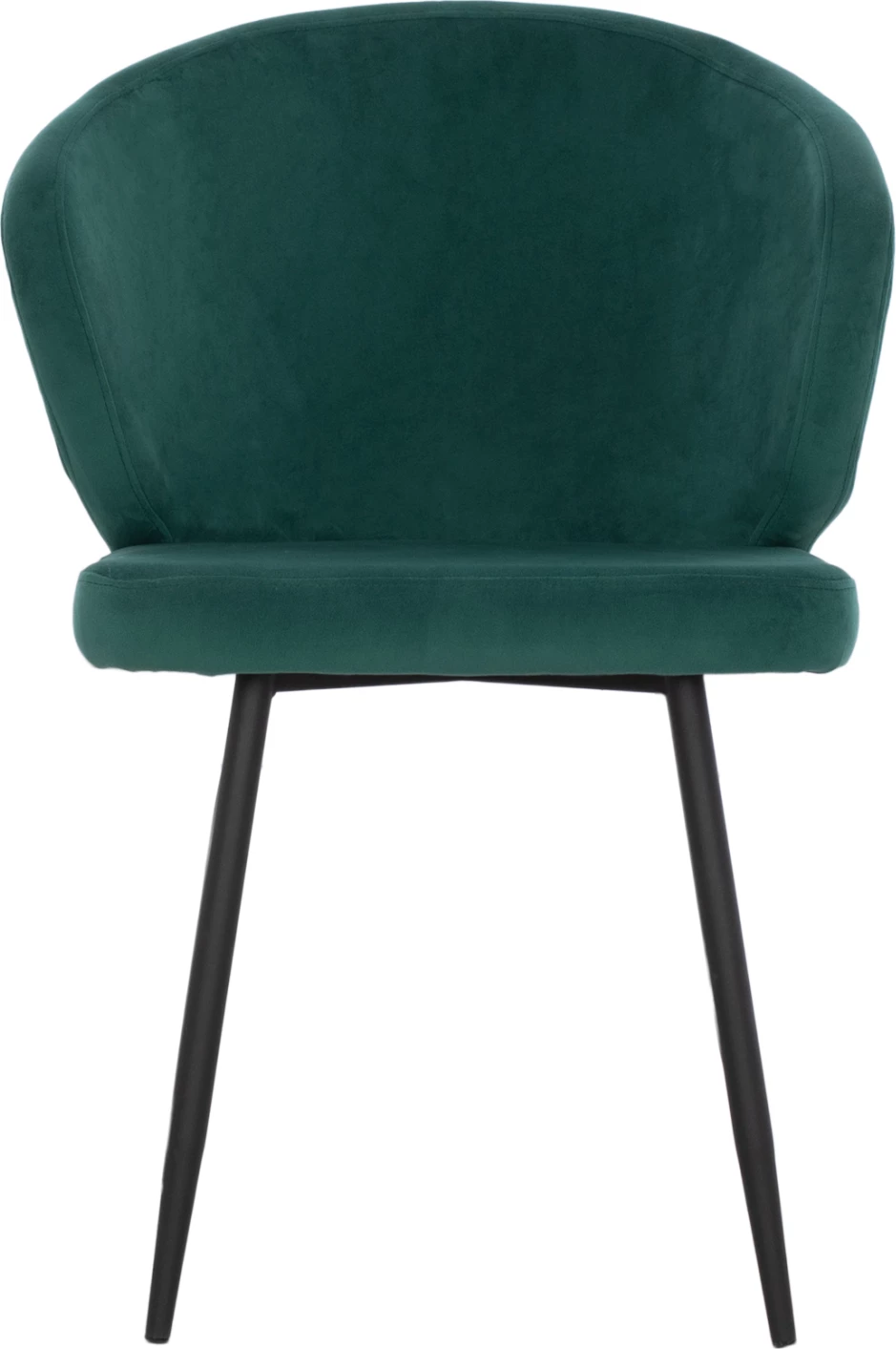 Karrige JIYA me kadife ngjyrë selvi & skelet metalik të zi FH8728.03 60x60x85, set prej 2 copë
