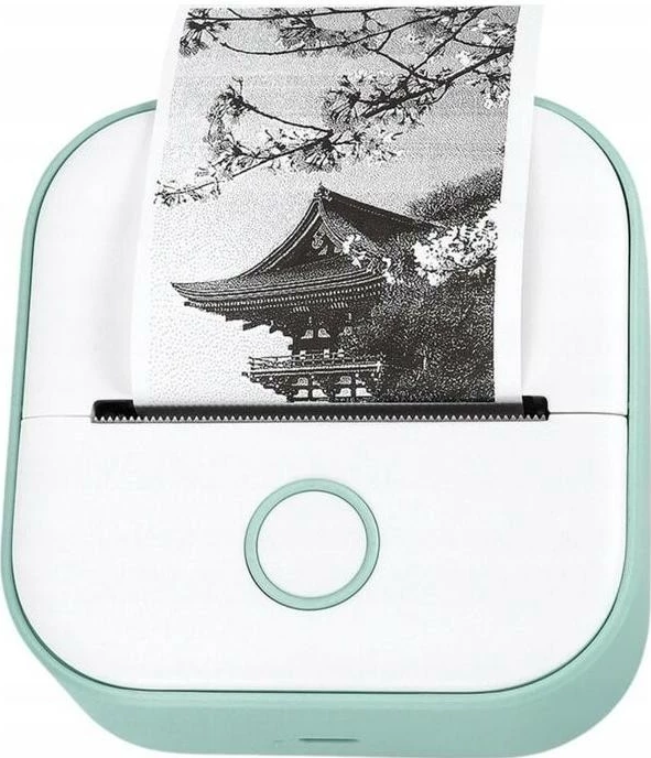 Printer portabël Phomemo T02, bardhë-gjelbër