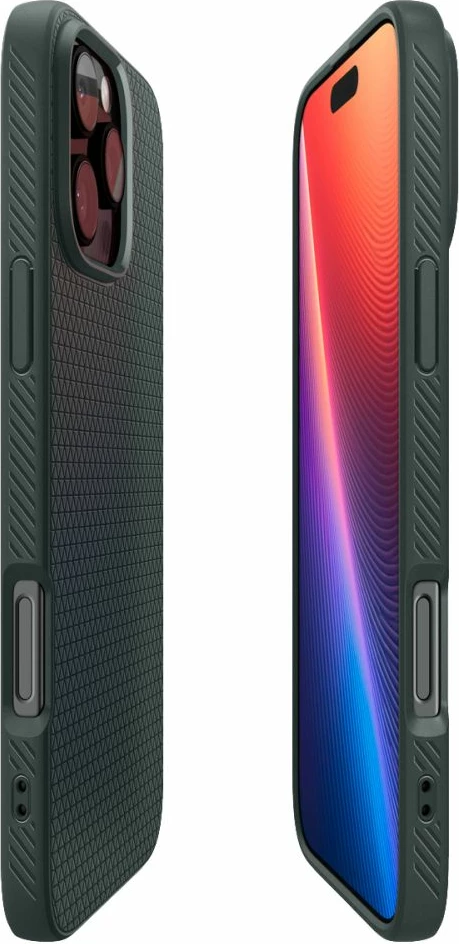 Mbështjellës Spigen Liquid Air për iPhone 16 Pro Max, TPU slim, jeshile, 1 copë