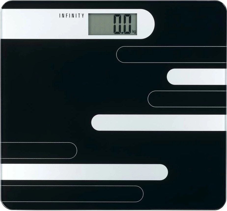 Libra elektronike Melissa 16690073, ekran LCD, xham, ngjyrë e zezë