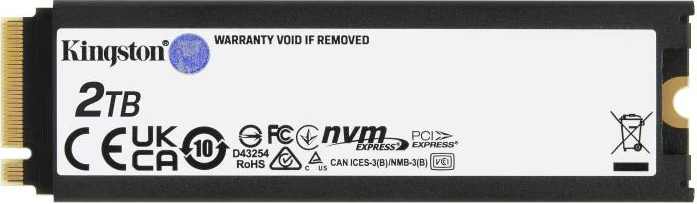 SSD i brendshëm Kingston FURY Renegade SFYRDK 2000G 2TB M.2 NVMe PCIe 4.0 me heatsink, e zezë