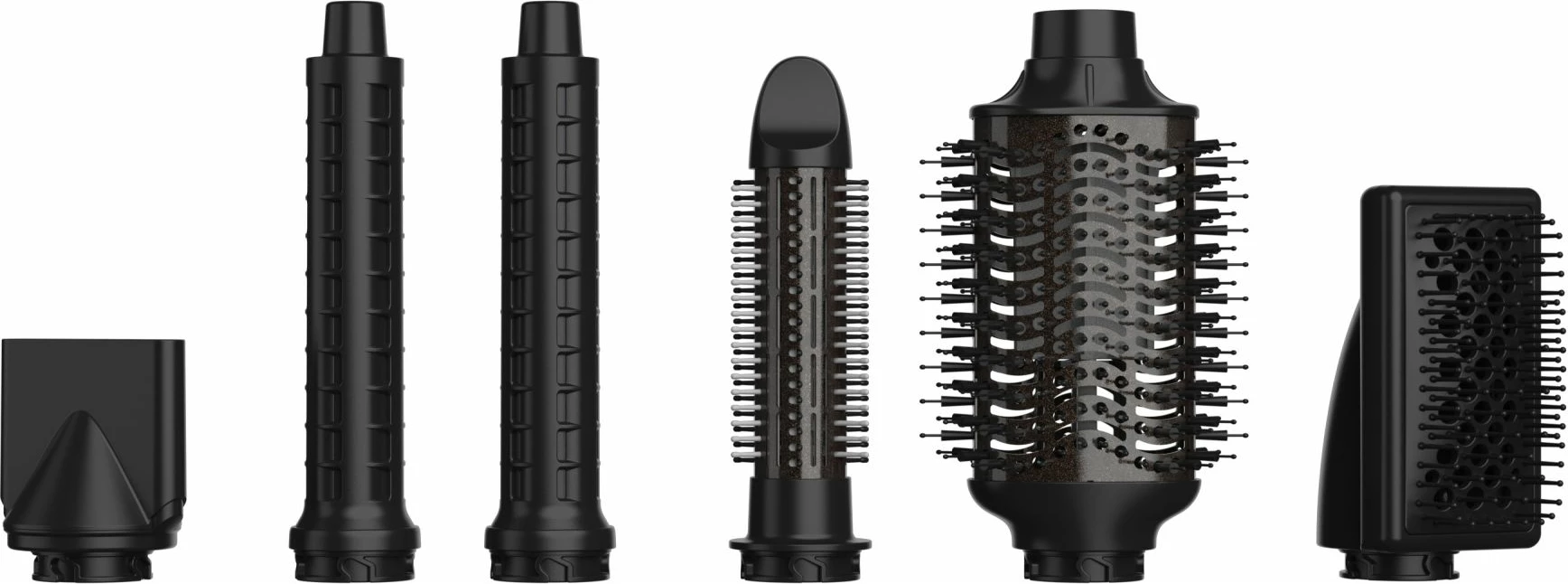 Tharëse flokësh me stilues Revamp Dynamic Radiance Pro DR-2850GD, 6 aksesorë, jonike, 110000 RPM, rozë e artë, set