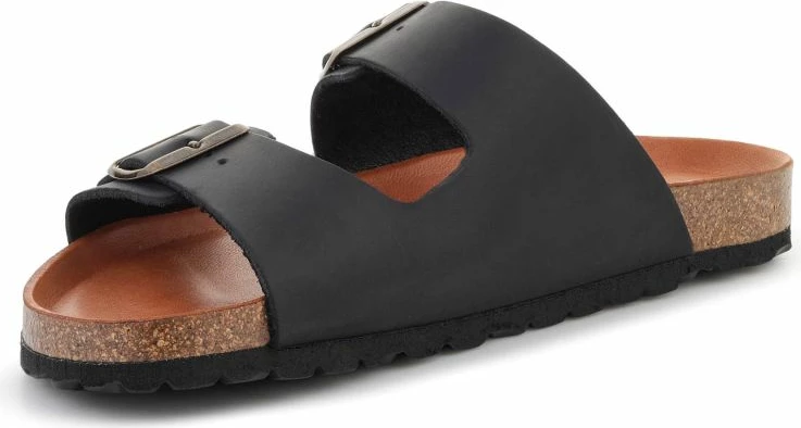Flip-flopa lëkure për meshkuj Bio Bio Bardo Country 261-78457-02, të zeza [Madhësia: 41]