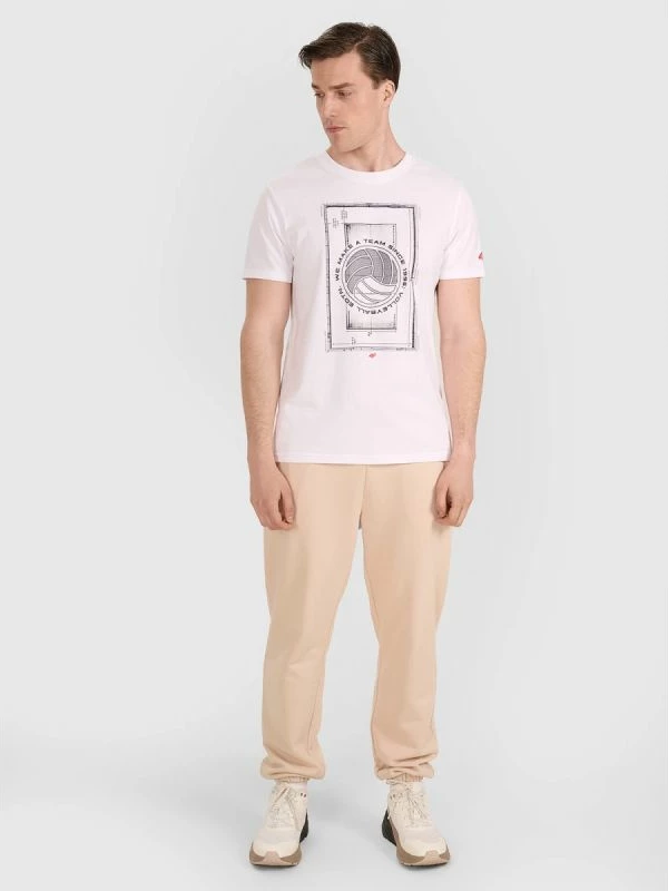 Maicë për meshkuj 4f, me print volejbolli