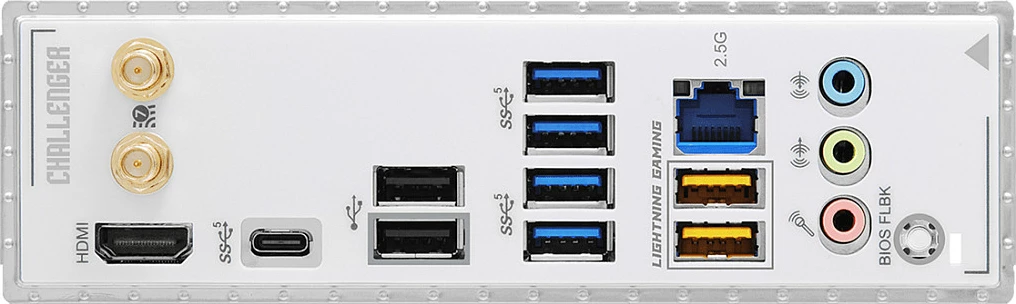 Pllakë amë ASRock B860 Challenger WiFi, Socket Intel LGA1851, DDR5, ATX, e bardhë