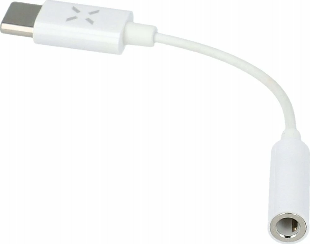 Adapter USB-C në Jack 3.5mm Fixed FIXL-CJD-WH me DAC, i bardhë