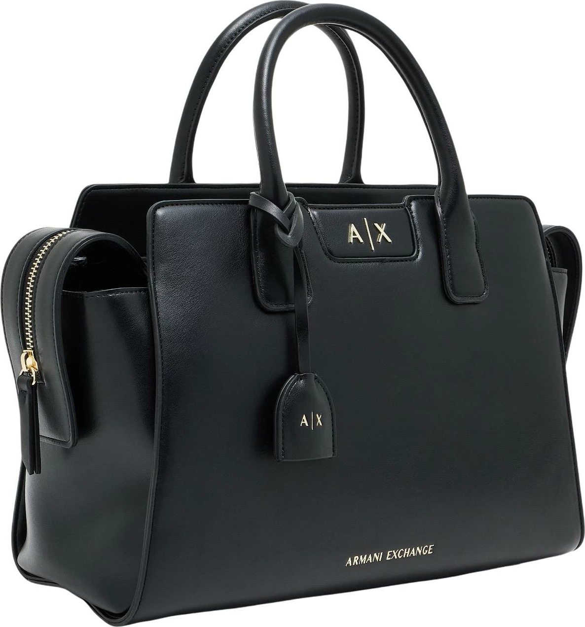 Çantë dore Armani Exchange XW002158 AF26570 për femra, e zezë